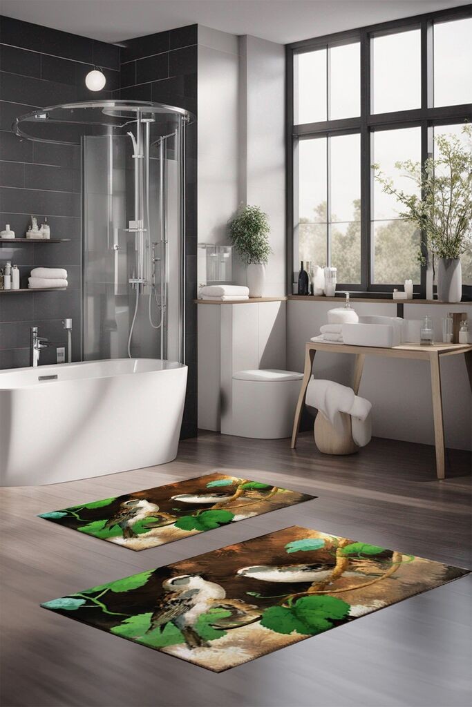 L'essentiel Maison Set prostirki za kupatilo CT-5167, 2 komada, šarene boje