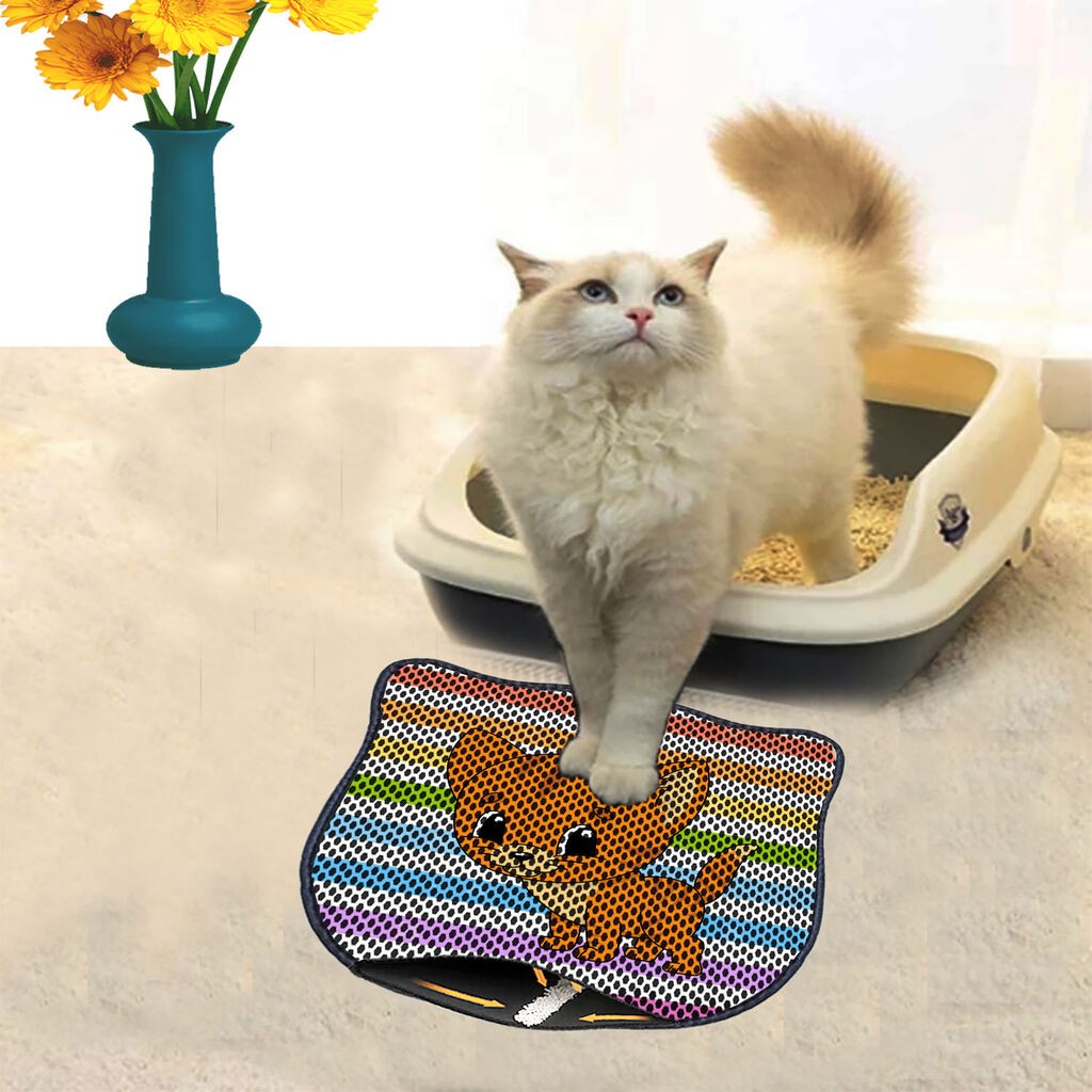 Aberto Design Toaletni prostor za mačke Kdkafa0239, 40 x 50 cm, Šareni