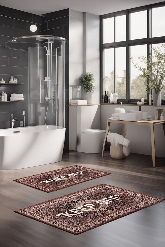 L'essentiel Maison Set prostirki za kupatilo CT-5426, 2 komada, smeđa