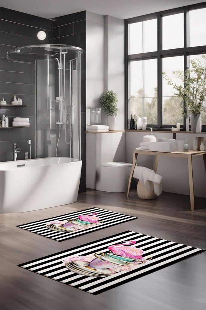 L'essentiel Maison Set tepiha za kupatilo CT-5362, 2 komada, šareni