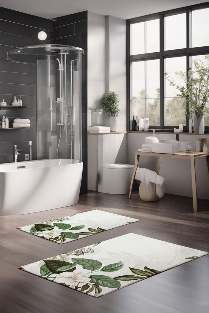 L'essentiel Maison Set prostirki za kupatilo CT-5321, 2 komada, šarene