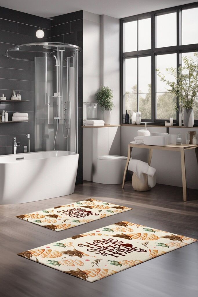 L'essentiel Maison Set tepiha za kupatilo CT-5270, 2 komada, šareni