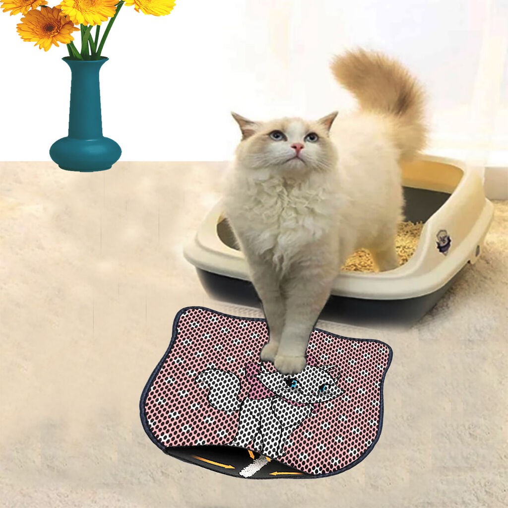 Aberto Design Pretinac za toalet za mačke Kdkafa0150, 40 x 50 cm, Roza