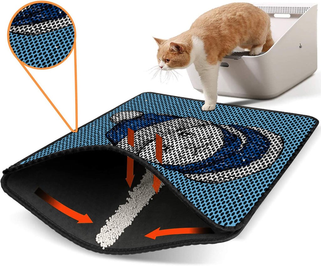 Aberto Design WC pretinac za mačke Nrszn0255, 45 x 60 cm, Plavi