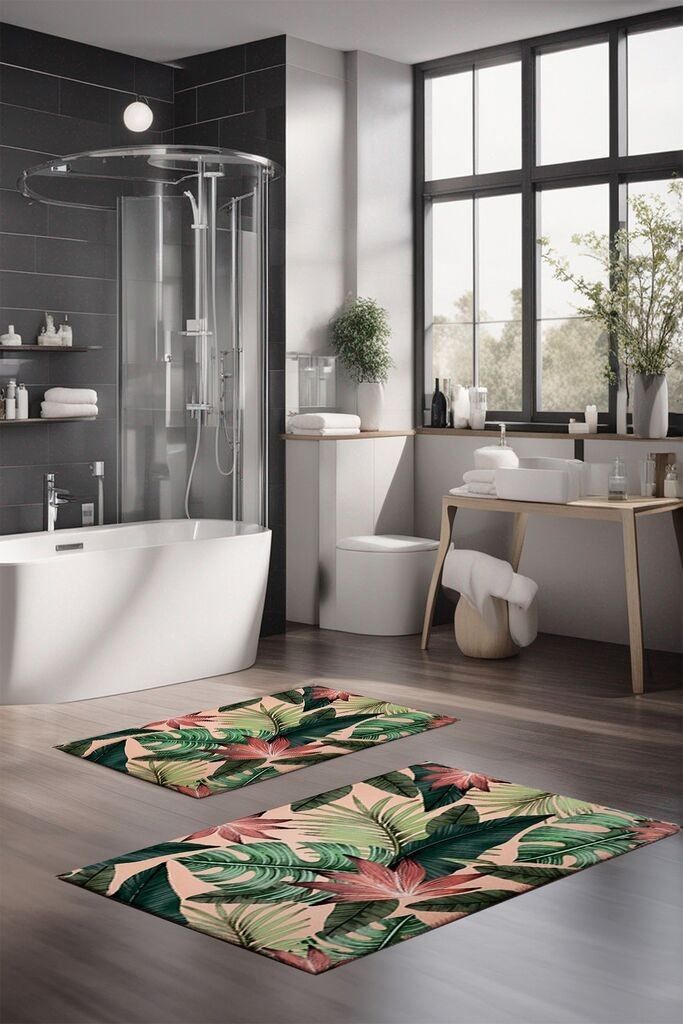 L'essentiel Maison Set tepiha za kupatilo CT-5331, 2 komada, šareni