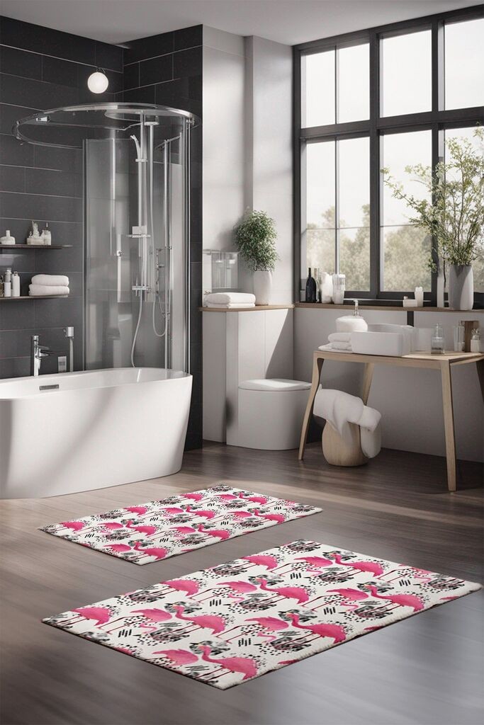 L'essentiel Maison Set prostirki za kupatilo CT-5336, 2 komada, šarene