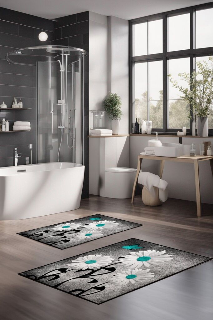 L'essentiel Maison Set prostirki za kupatilo CT-5378, 2 komada, siva