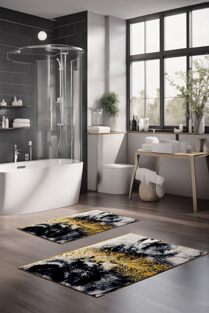 L'essentiel Maison Set tepiha za kupatilo CT-5049, 2 komada, šareni