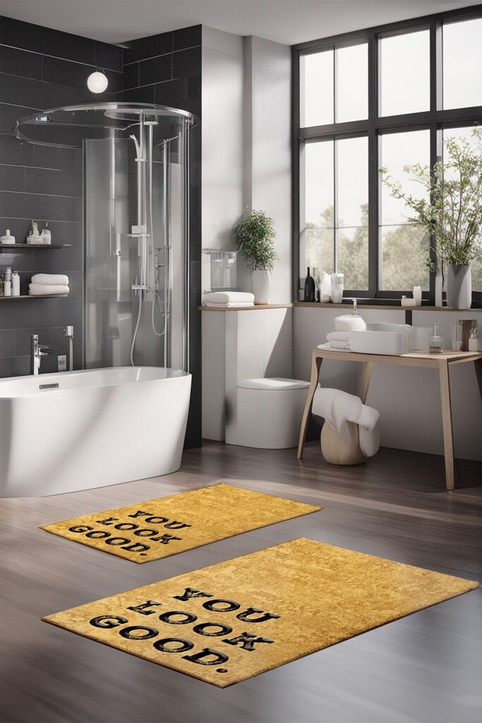 L'essentiel Maison Set prostirki za kupatilo CT-5414, 2 komada, bež