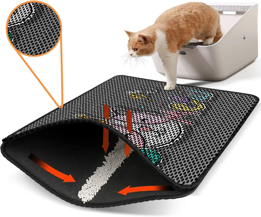 Aberto Design Toaletni prostor za mačke Nrszn0179, 45 x 60 cm, Siva