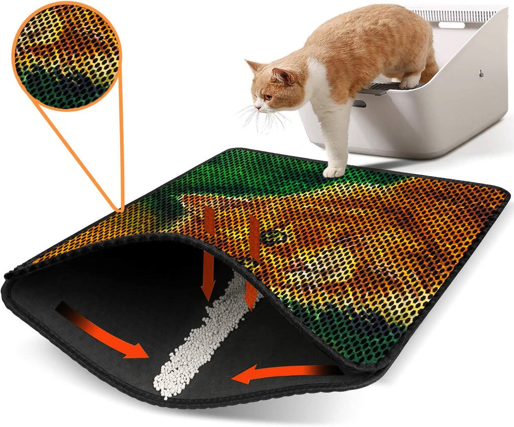 Aberto Design Pretinac za toalet za mačke Nrszn0130, 45 x 60 cm, Šareni