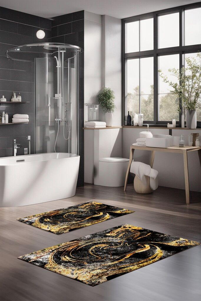 L'essentiel Maison Set prostirki za kupatilo CT-5047, 2 komada, šarene boje