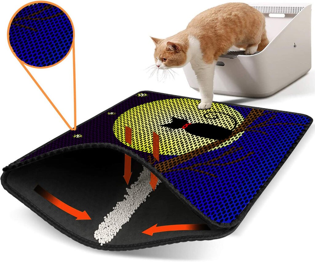 Aberto Design WC pretinac za mačke Nrszn0126, 45 x 60 cm, Tamnoplava