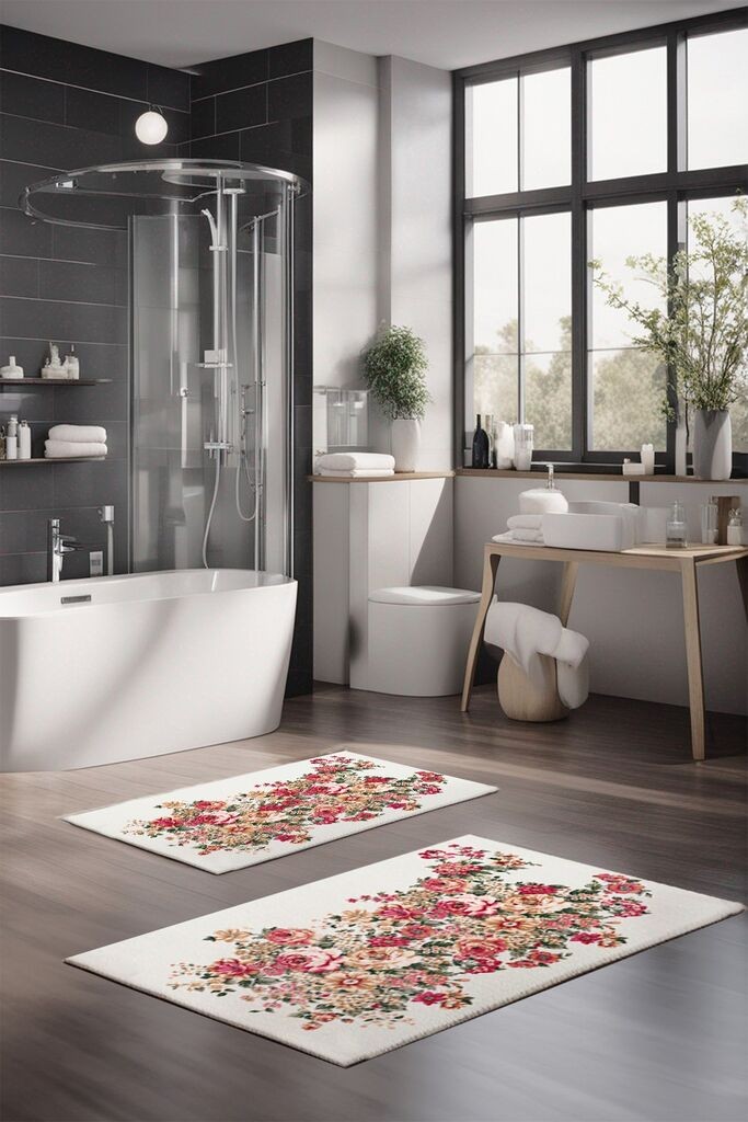 L'essentiel Maison Set tepiha za kupatilo CT-5299, 2 komada, šareni