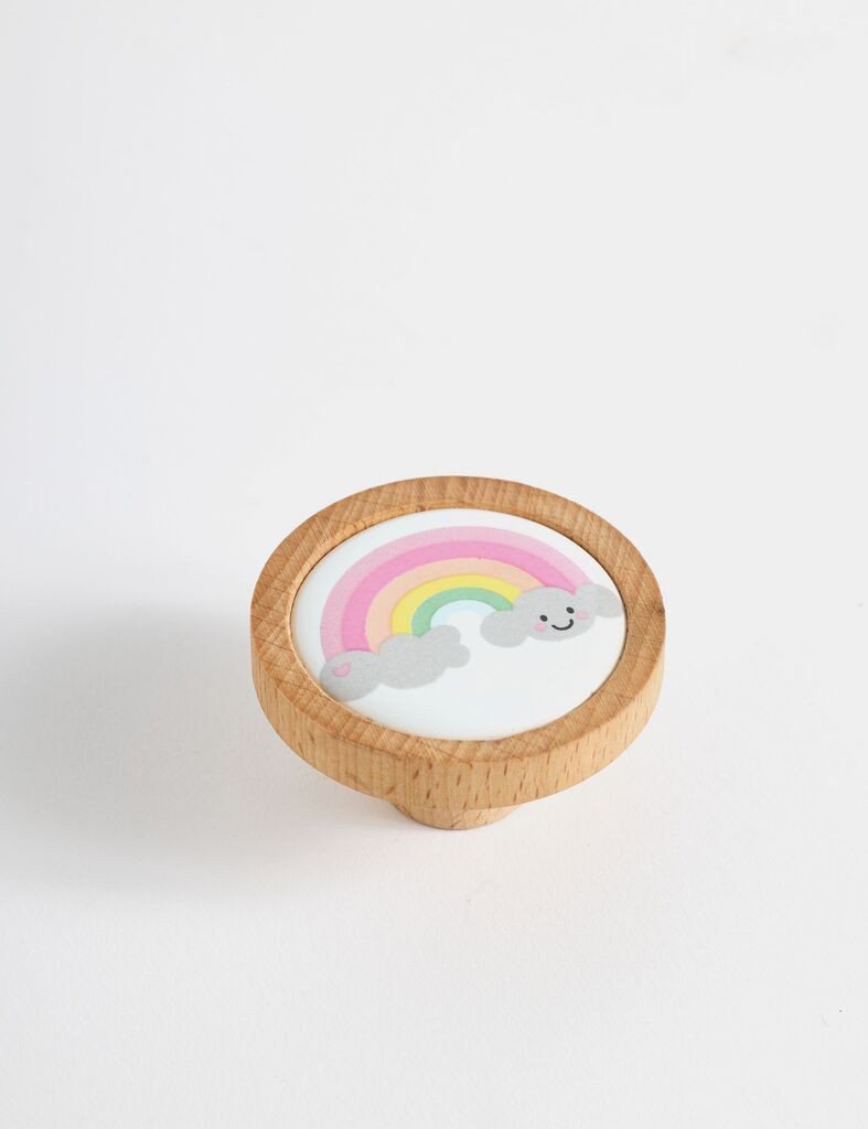 Aberto Design ručka Duga, 4,7x2,5x4,7 cm, Šarena