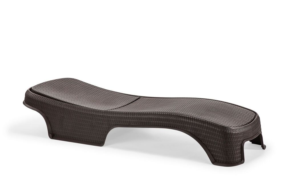 Hanah Home vrtna ležaljka Royale, 70x36x17 cm, smeđa