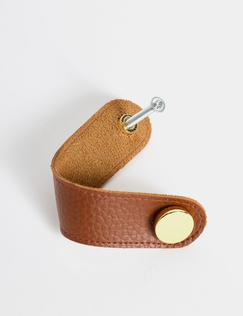 Aberto Design ručka, 3x1x9,6 cm, smeđa