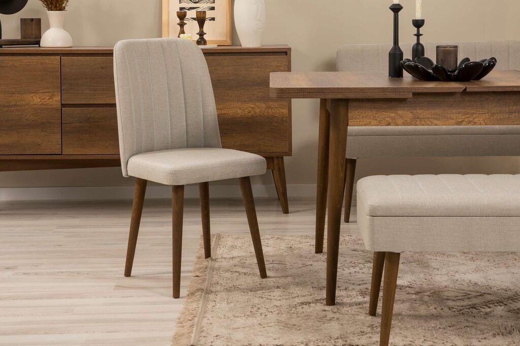 Hanah Home Trpezarijska stolica Vina 1005, 47x90x44 cm, Bež