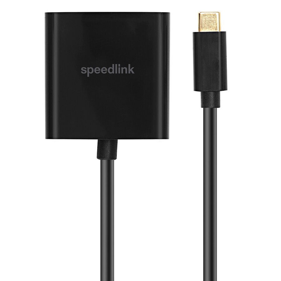 Speedlink USB adapter kabl Type-C to VGA SL-180018-BK, USB-C to VGA Adapter HQ
