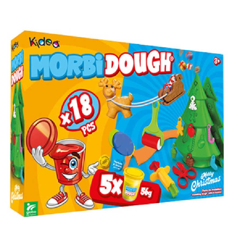 GLOBO KIDEA Plastelin Božićni set, Šareni