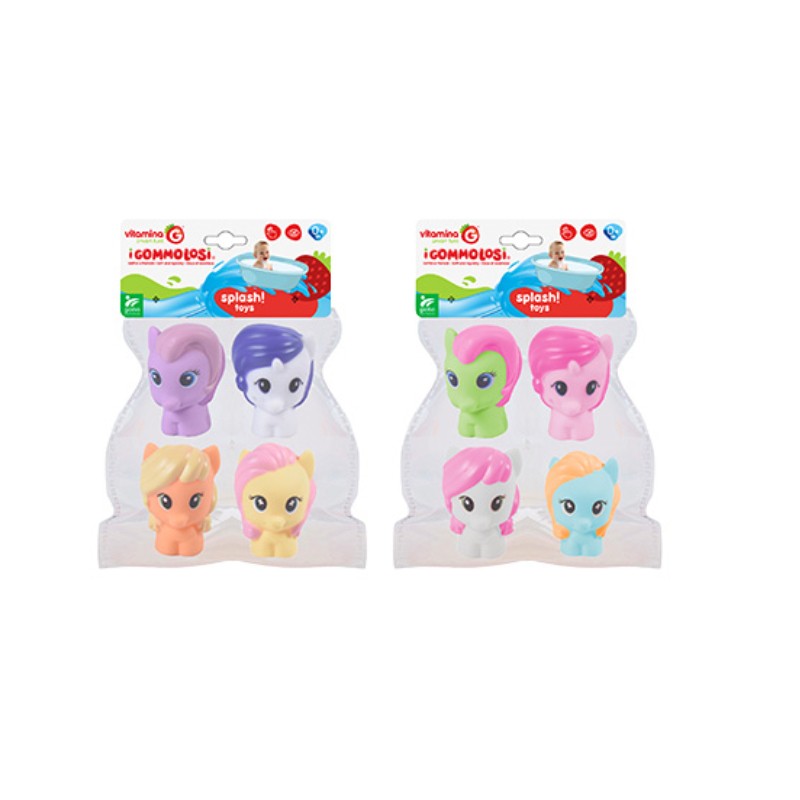 Igračke za kupanje pony, Šarene