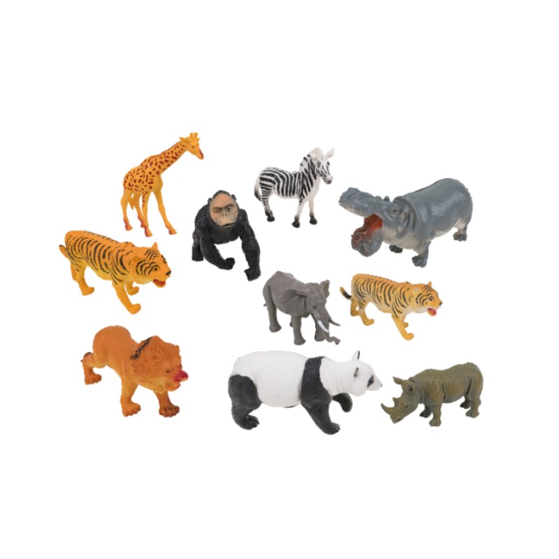 GLOBO ANIMALS Divlje životinje 5kom, Šarene