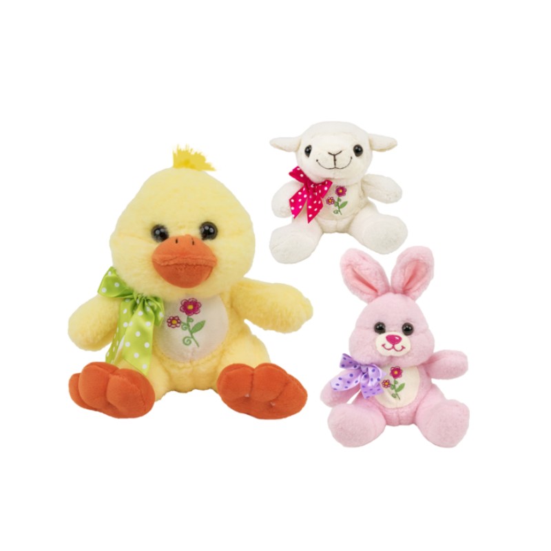 GLOBO PELUX Razne plišane životinje, Šarene