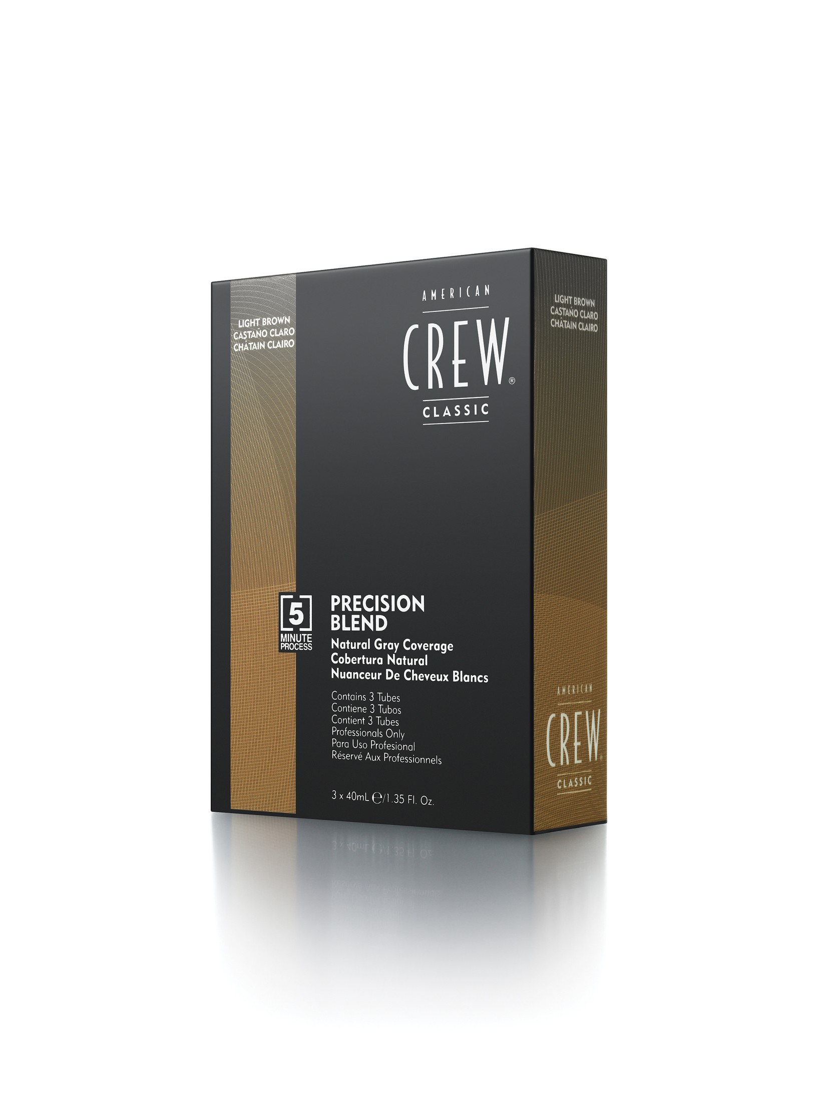 AMERICAN CREW Precision Blend Medium Ash 3 × 40 ml