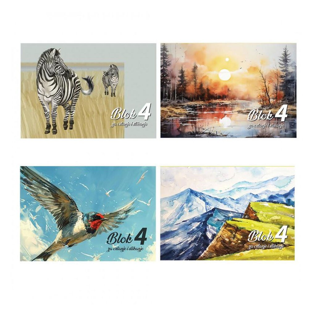 Spirit Blok za crtanje br.4, 10 listova