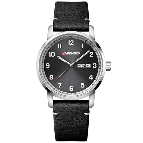 Wenger Muški ručni sat Attitude 01.1541.116, Kvarcni mehanizam, Srebrno kućište