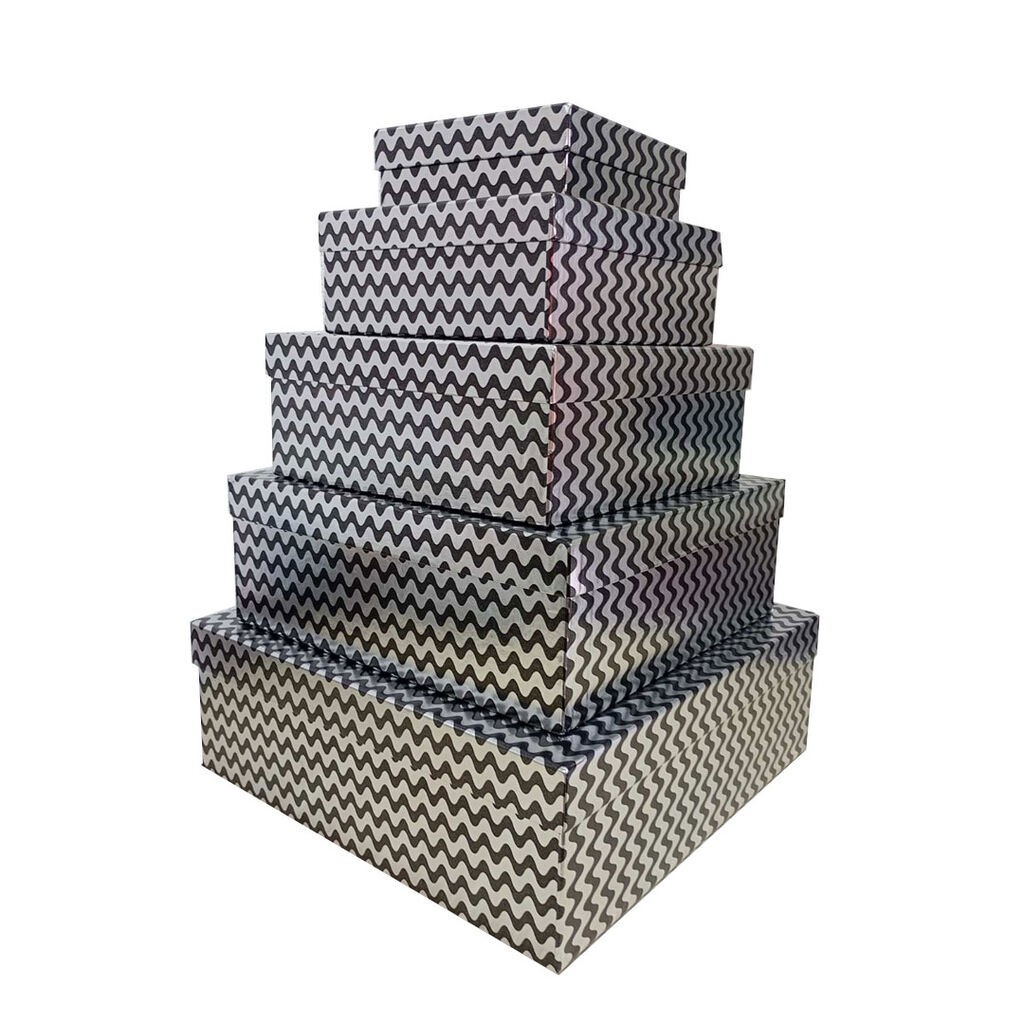 Vrabac Set ukrasnih kutija Kubo 333, 5 komada