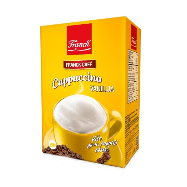 FRANCK Instant kafa Cappuccino Vanilla Box, 8 vrećica, 148g