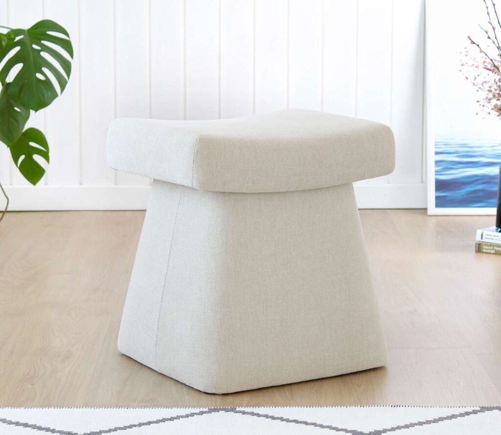 Atelier del Sofa Stool Gurrata, krem