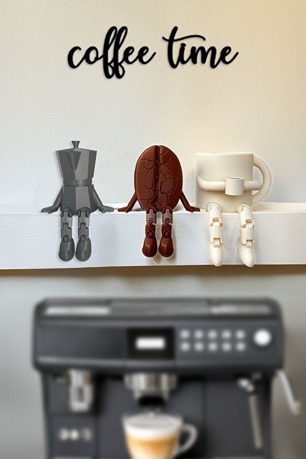 Aberto Design Set kutak za kafu, 3 dijela, šareni