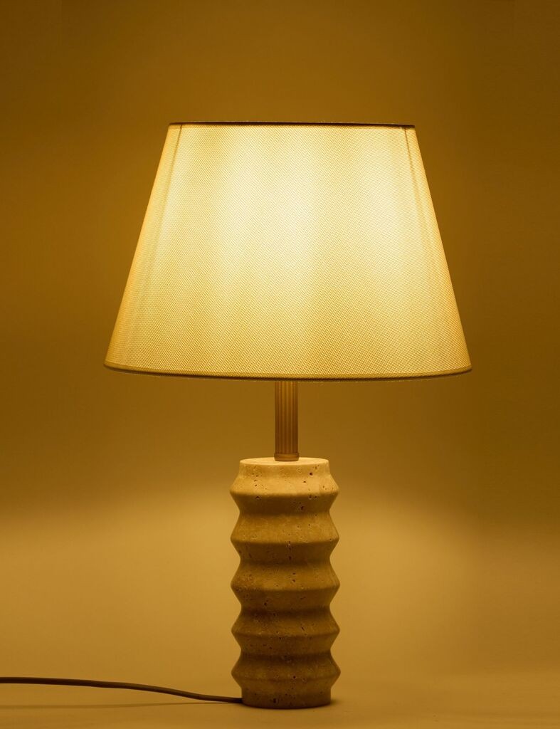 Opviq Stona lampa Meya, Krem