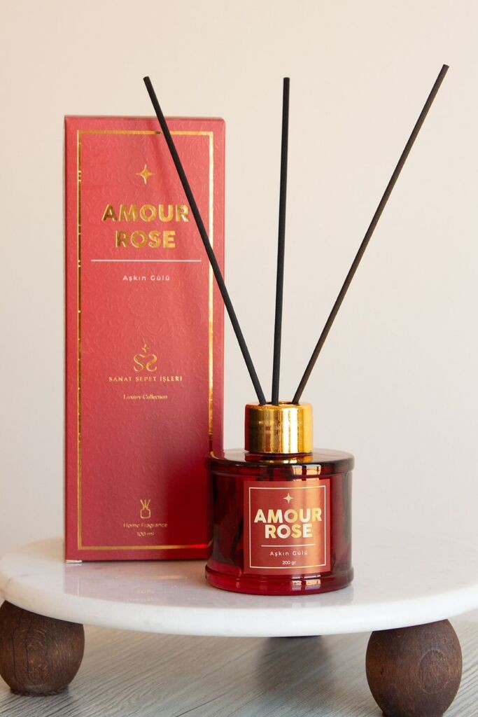 Aberto Design Mirisni štapići Amaour Rose, 100 ml