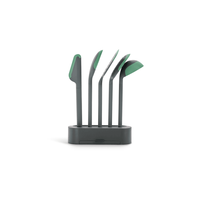 Lekue Set Kuhinjski silikonski pribor, Non-scratch, 5 kom, Zeleni