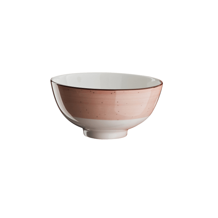 Lijepe kućne stvari Porculanska zdjela Lollipop, 15,8 cm, Roze-bijela