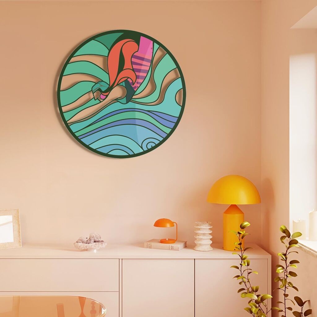 Zidna dekoracija Nature's Melody 49 x 49 cm