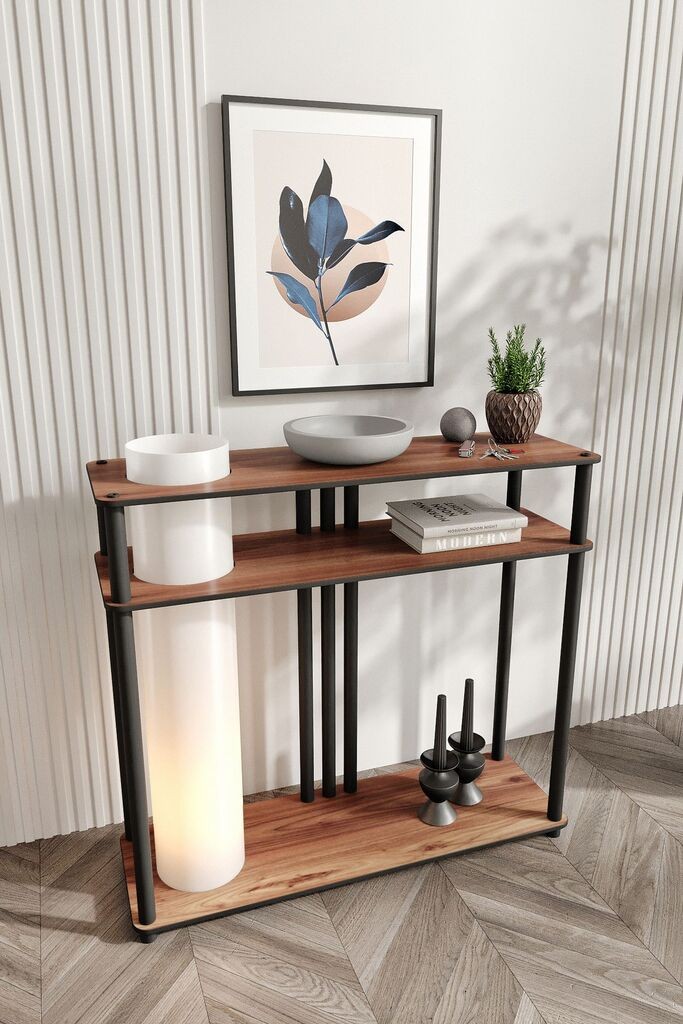 Opviq podna lampa Garcia Dresser lampa, 80 cm, smeđa