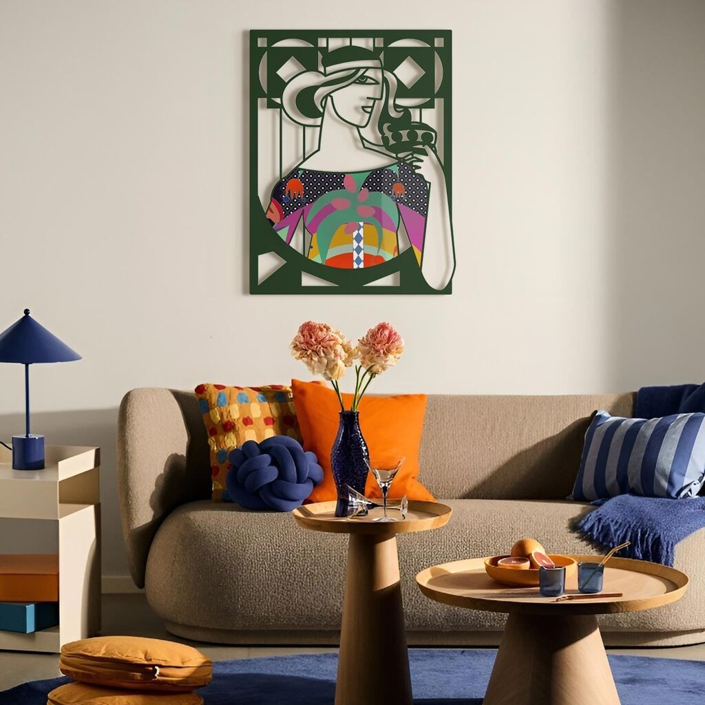 Wallity Zidna dekoracija Mistična Grace 69 x 89 cm