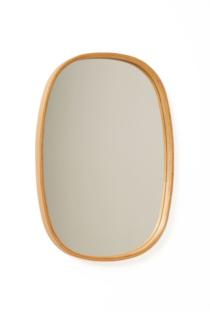 Hanah Home Mirror Cloudy 38, Hrast