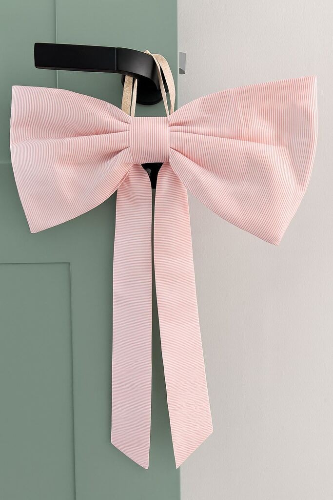 Aberto Design Dekorativna mašna za vrata, bijela