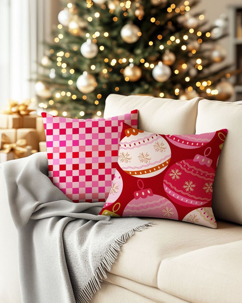 Aberto Design Set dekorativnih jastučnica PLW-NWYR26 - 8, 43x43 cm, 2 dijela