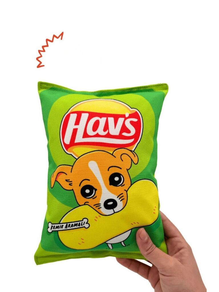 Igračka za pse sa šapama i brkovima Havhav 1006, zelena