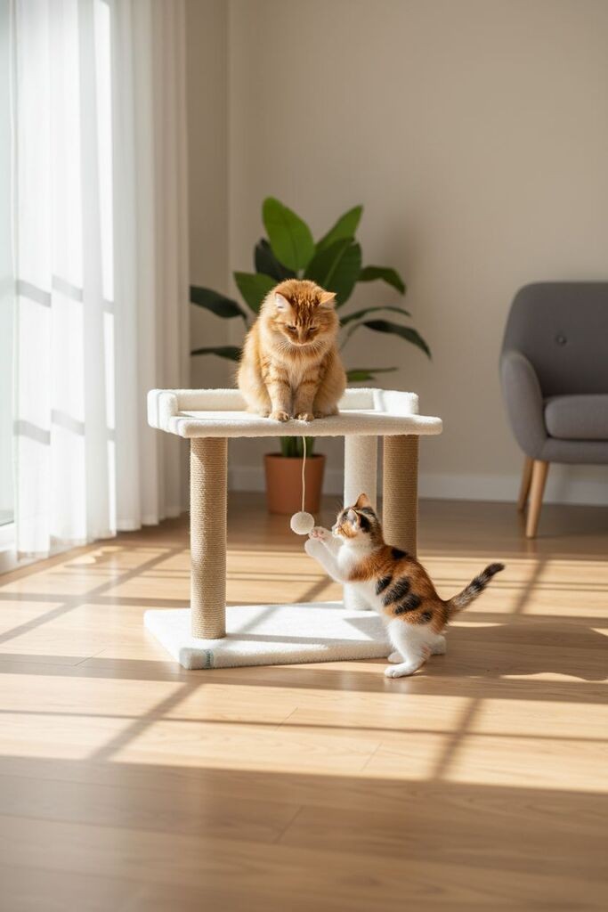 Grebalica za mačke Paws & Whiskers, Liya, bijela