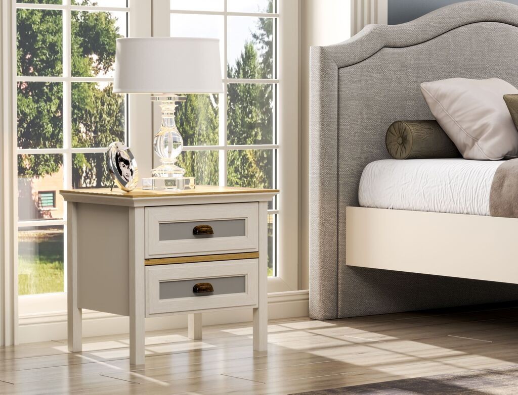 Hanah Home Noćni ormarić FRN-21016, Bijeli