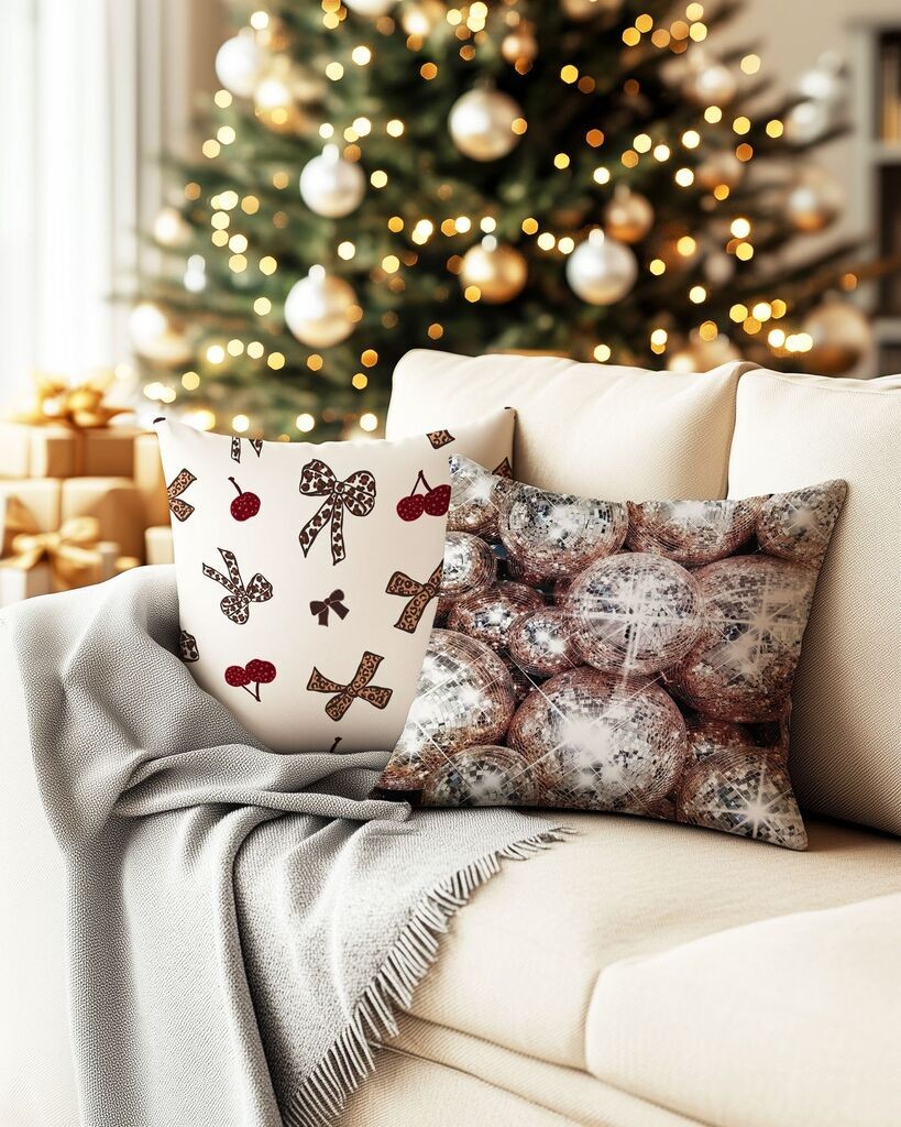 Aberto Design Set ukrasnih jastučnica PLW-NWYR26 - 16, 43x43 cm, 2 dijela