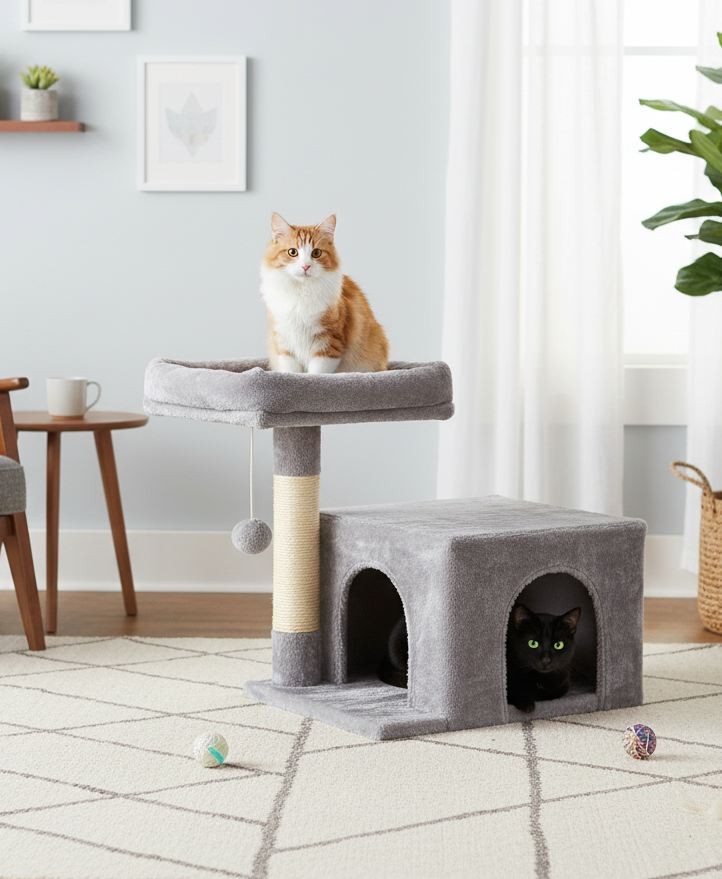 Kućica za mačke Paws & Whiskers Cairo, siva