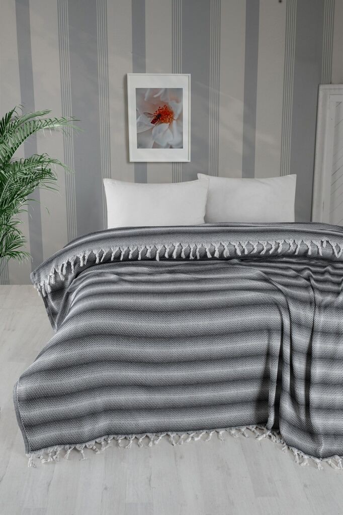 L'essentiel Maison Double pique Milo, 200x230 cm, antracit